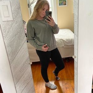 Inside out style sweater